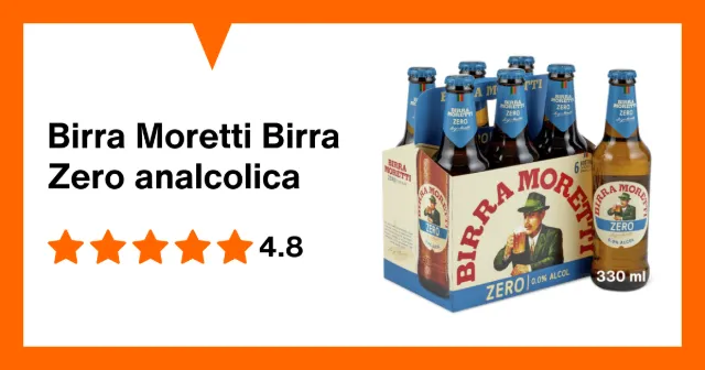 Image du produit Birra Moretti Birra Zero analcolica