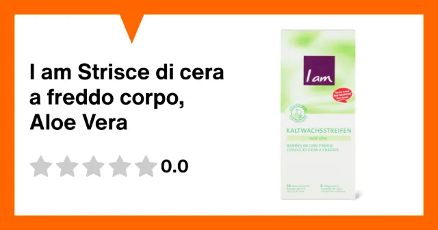 Image du produit I am Strisce di cera a freddo corpo, Aloe Vera