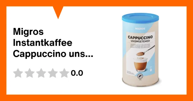 Immagine del prodotto Migros Instantkaffee Cappuccino unsweetened