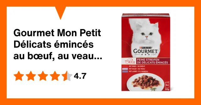 Produktbild zu Gourmet Mon Petit Délicats émincés au bœuf, au veau et à l’agneau