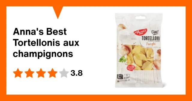 Produktbild zu Anna's Best Tortellonis aux champignons