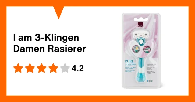 Produktbild zu I am 3-Klingen Damen Rasierer