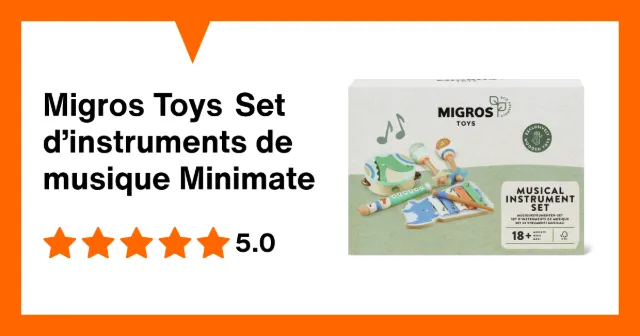Immagine del prodotto Migros Toys Set d’instruments de musique Minimate
