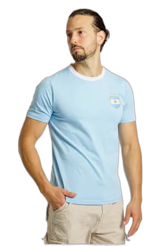 Image du produit POWERZONE Argentine cotton Fan t-shirt hommes