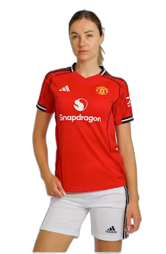 Produktbild zu adidas Manchester United Home Replica Damen Fussballtrikot 25/26