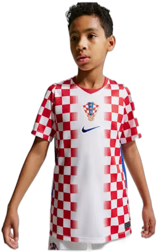 Image du produit Nike Croatie Home Replica maillot de football enfants CDM 2026