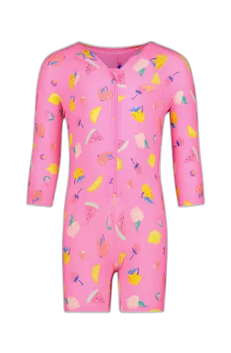 Image du produit speedo Print Zip Longsleeve maillot de bain jeune enfant