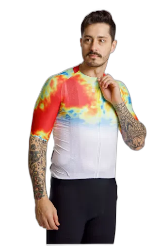 Produktbild zu Q36.5 Gregarius Clima Weathermap Herren Biketrikot