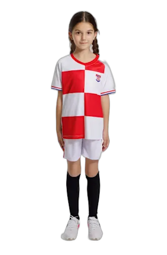 Produktbild zu POWERZONE Kroatien Fan Kinder Fussballset