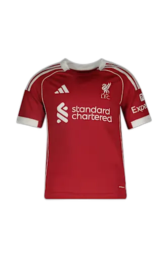 Produktbild zu adidas Liverpool FC Home Replica Kinder Fussballtrikot 25/26