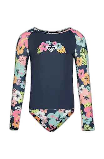 Image du produit Roxy Morning Flower 50+ shirt en lycra + slip de bain jeune enfant