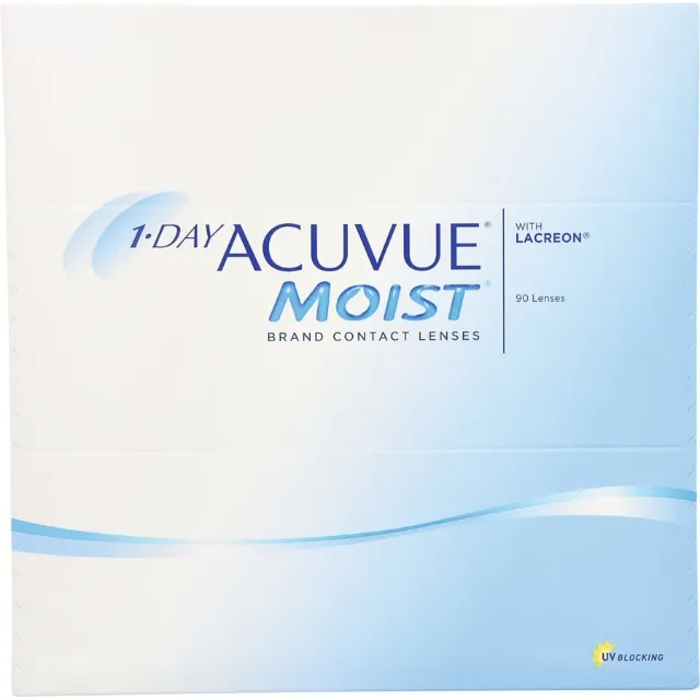 Image du produit 1-Day Acuvue Moist 90 lentilles de contact journalières