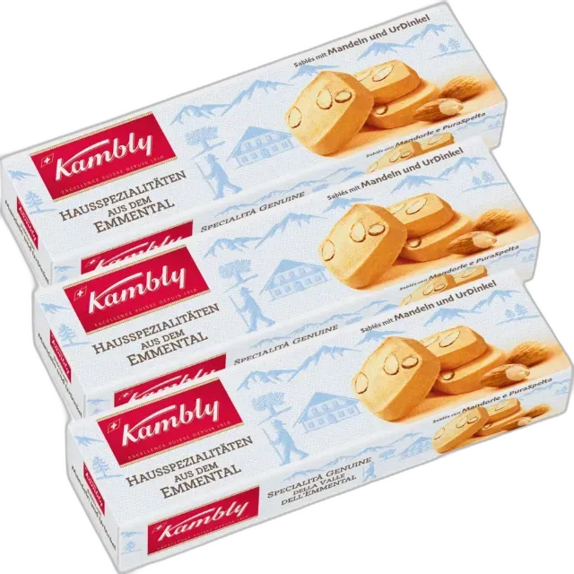 Immagine del prodotto Kambly Sablés con mandorle e farro originale 3 x 90 g