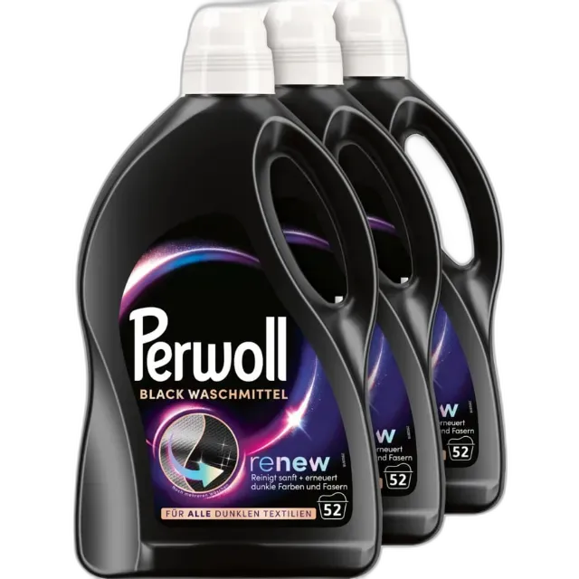 Image du produit Perwoll lessive liquide Black 3 x 52 lavages