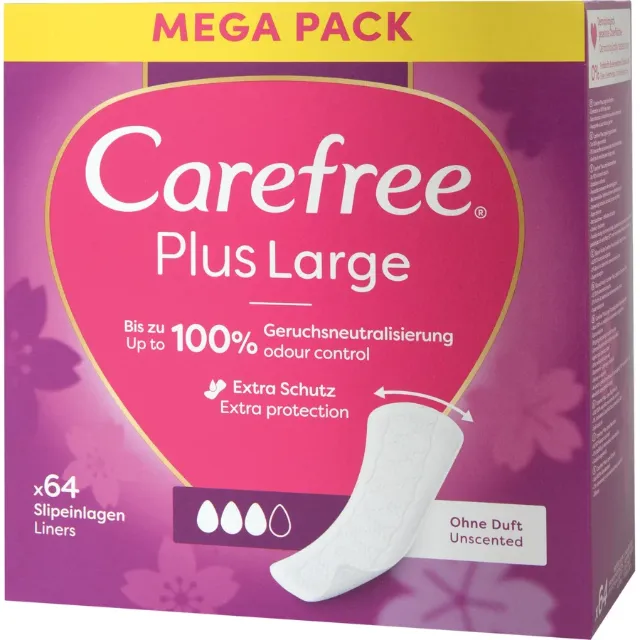 Immagine del prodotto Carefree Salvaslip Plus Large 64 pezzi