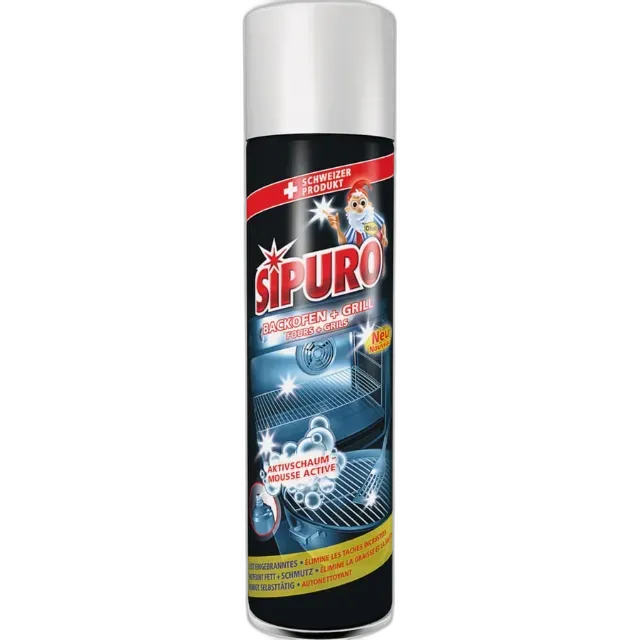 Immagine del prodotto Sipuro schiuma attiva per forno + grill 500 ml