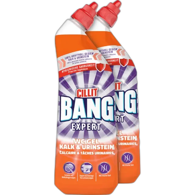 Immagine del prodotto Cillit Bang gel per WC calcare & sporcizia 2 x 750 ml