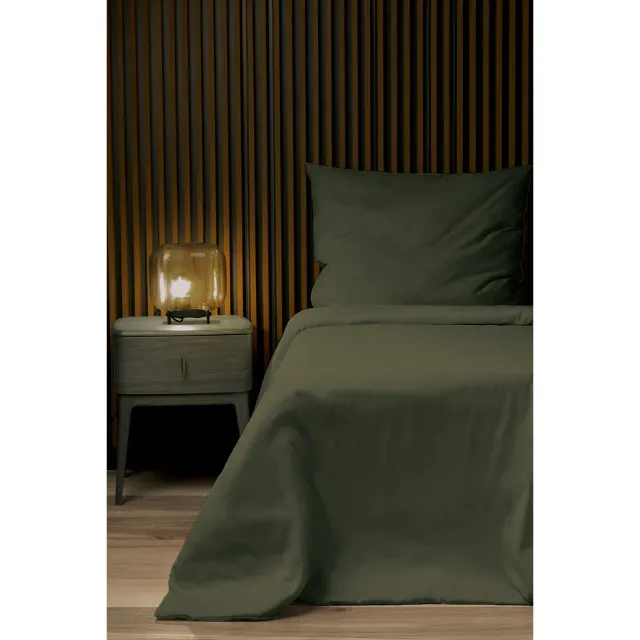 Image du produit Linge de lit en mousseline unie verte