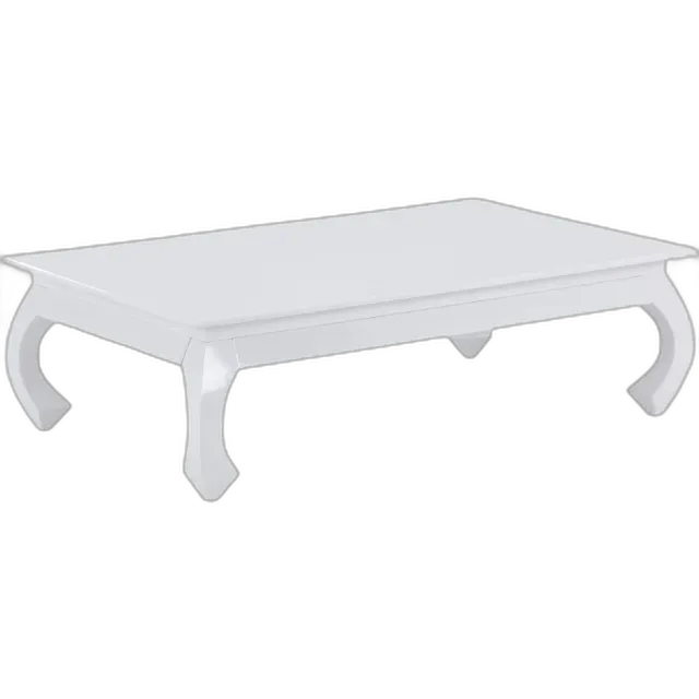 Produktbild zu Salontisch Osaka Hochglanz MDF weiss 130 x 38 x 80 cm