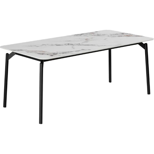 Immagine del prodotto Tavolo in ceramica effetto marmo 180 x 76 x 90 cm