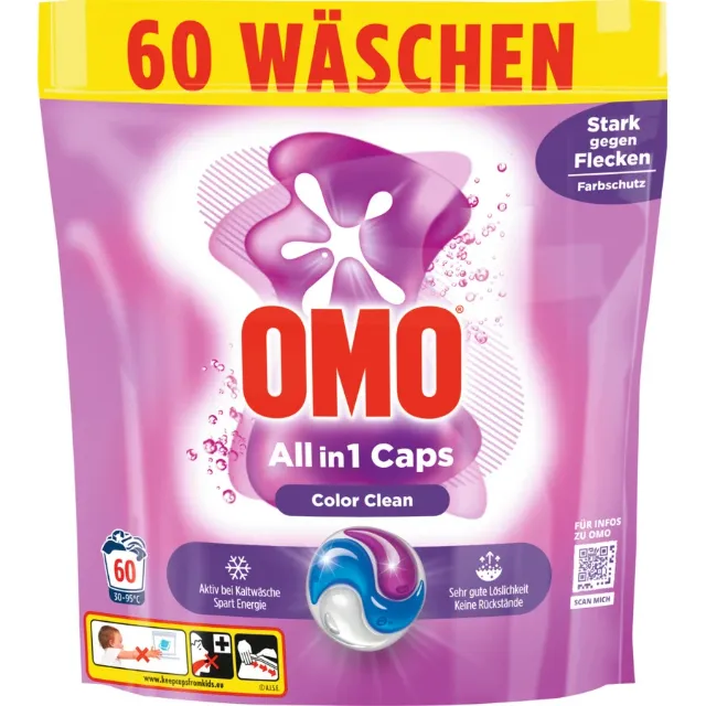 Immagine del prodotto Omo Caps Color 60 Waschgänge