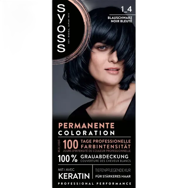 Produktbild zu Syoss Coloration Blauschwarz 1-4