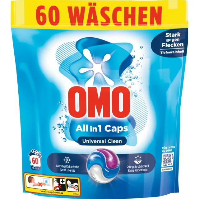 Immagine del prodotto Omo Caps Active 60 Waschgänge