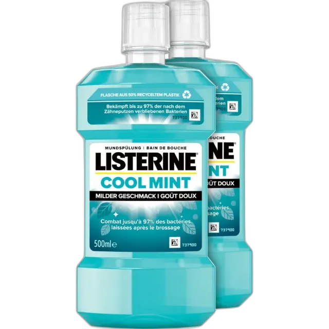Immagine del prodotto Listerine Collutorio Coolmint Mild Duo 2 x 500 ml