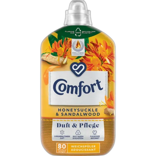 Image du produit Comfort Adoucissant concentré Honeysuckle & Sandalwood 80 lessives