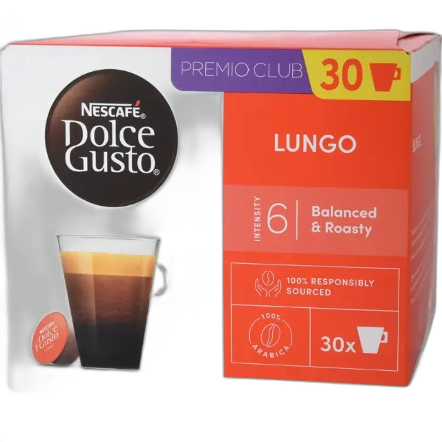 Image du produit Nescafe Dolce Gusto Lungo 30 capsules