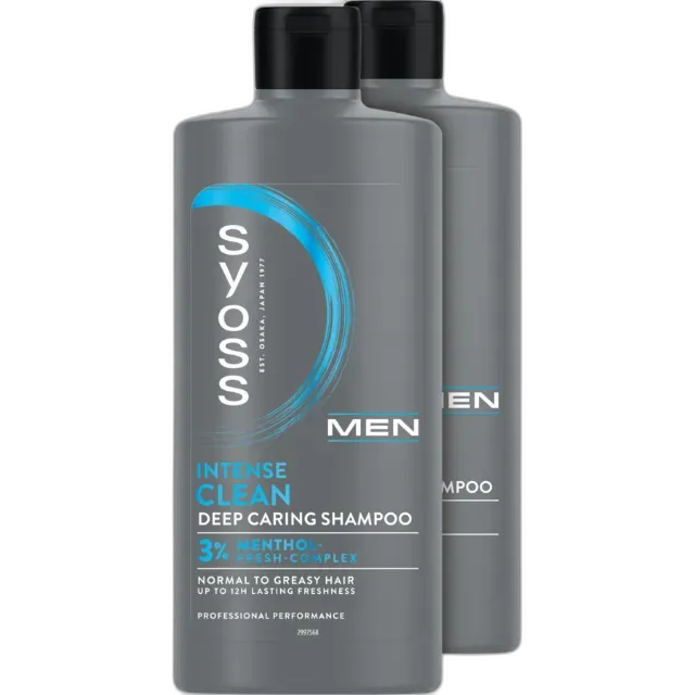 Image du produit Syoss Shampoo Men Intense Clean 2x440ml