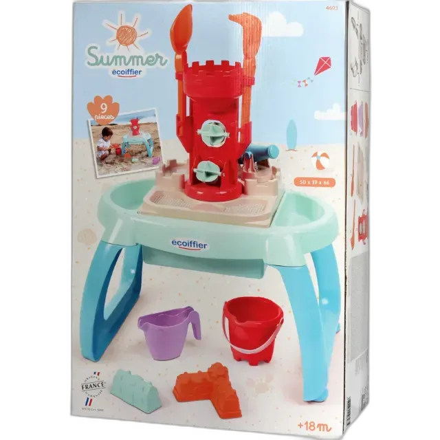 Immagine del prodotto Écoiffier Tavolo con sabbia e acqua, 9 pezzi