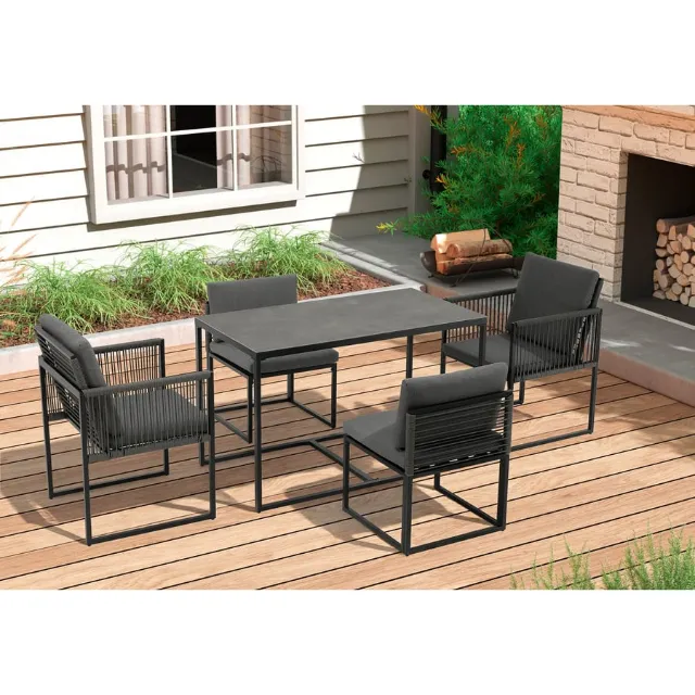 Immagine del prodotto Set da tavolo Bozen, antracite, 120 cm