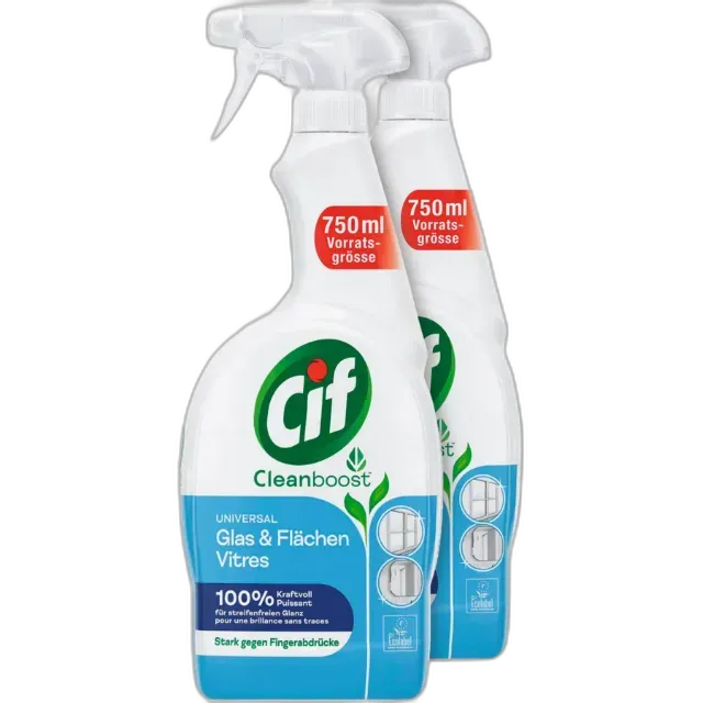 Produktbild zu Cif Glasreiniger Power & Shine 2 x 750 ml