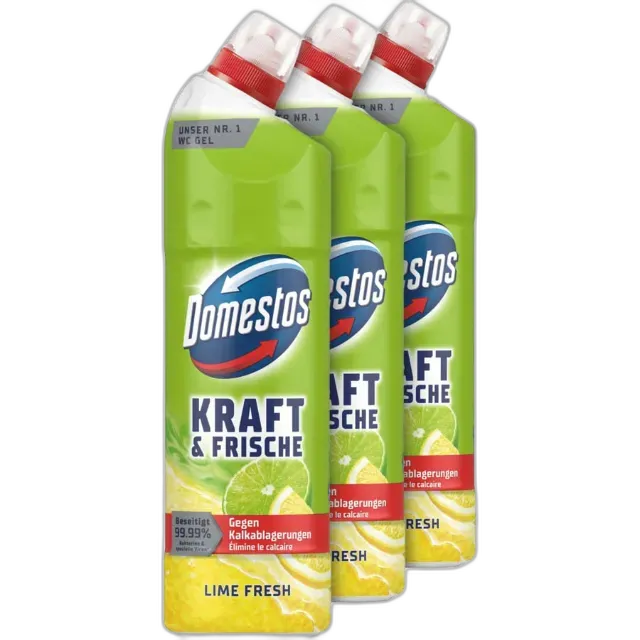 Immagine del prodotto Domestos WC-Gel Lime Wave 3 x 750 ml