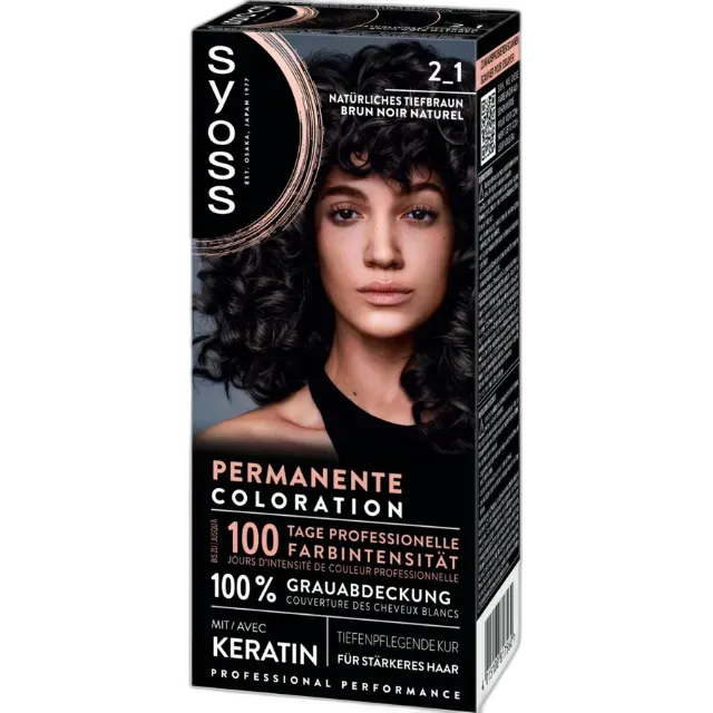 Image du produit Syoss Coloration 2-1 Brun noir naturel