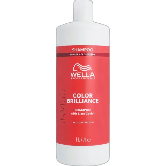 Image du produit Shampooing Wella Invigo Color Brilliance cheveux forts 1 l