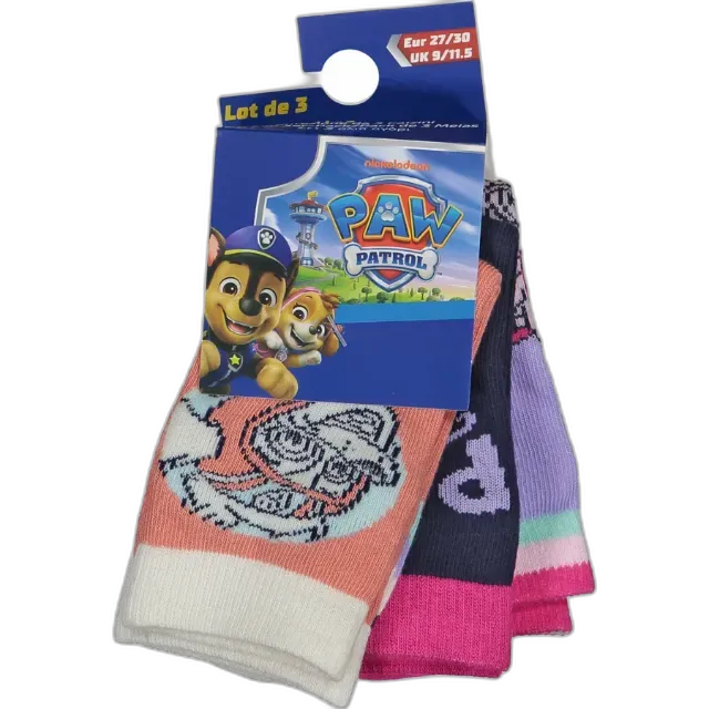 Immagine del prodotto Calzini per bambini Paw Patrol, 3 paia