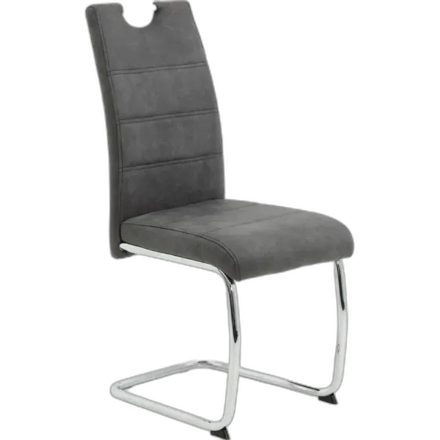 Image du produit Chaise à piètement luge Flora Microfibre