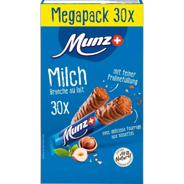 Immagine del prodotto Munz Prügeli Latte Confezione Mega 30 x 23 g