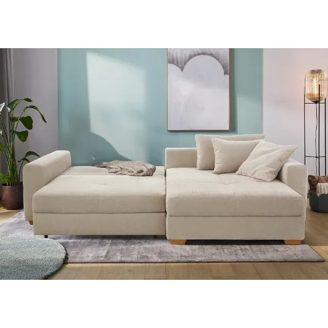 Immagine del prodotto Divano ad angolo Kampen in tessuto beige