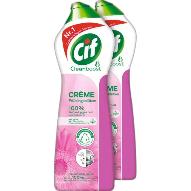 Produktbild zu Cif Crème Frühlingsblüten 2 x 750 ml