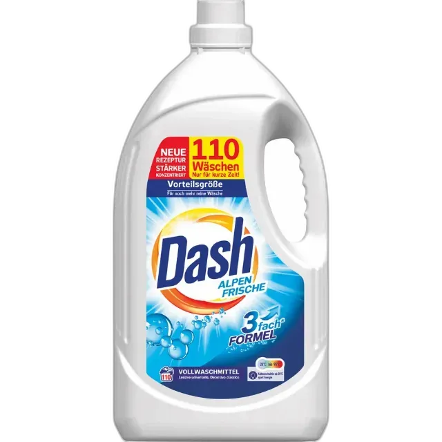 Produktbild zu Dash Flüssig Waschmittel Alpen Frische 110 Waschgänge