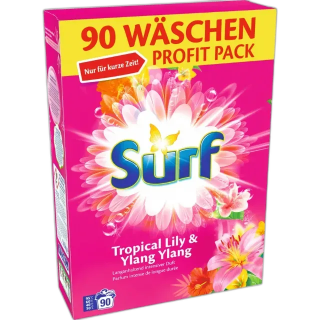 Immagine del prodotto Detersivo in polvere Surf Tropical Lily & Ylang Ylang 90 lavaggi