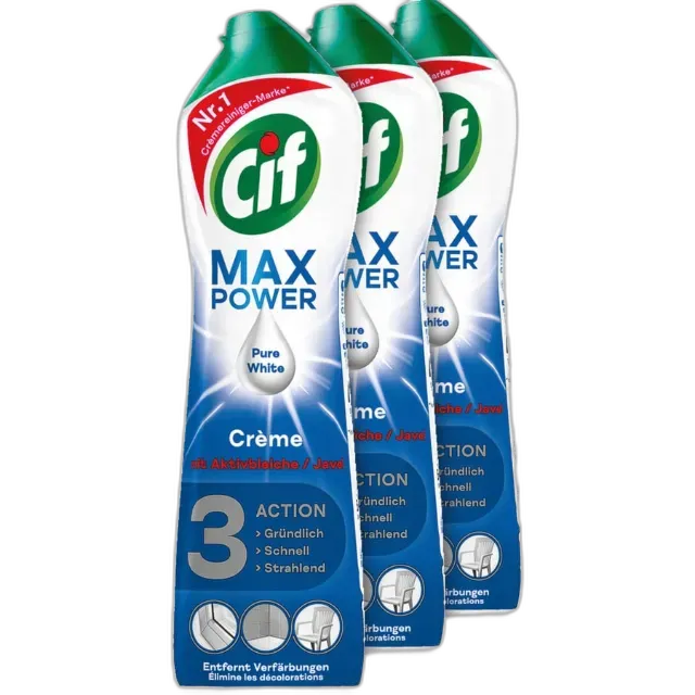 Produktbild zu Cif Creme Javel 3 x 500 ml