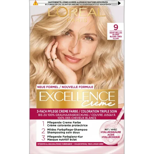 Immagine del prodotto L'Oréal Excellence Crème biondo chiaro 9