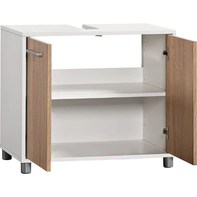 Image du produit Lavaboy Betty 1 décor chêne blanc 64 x 56 x 34 cm