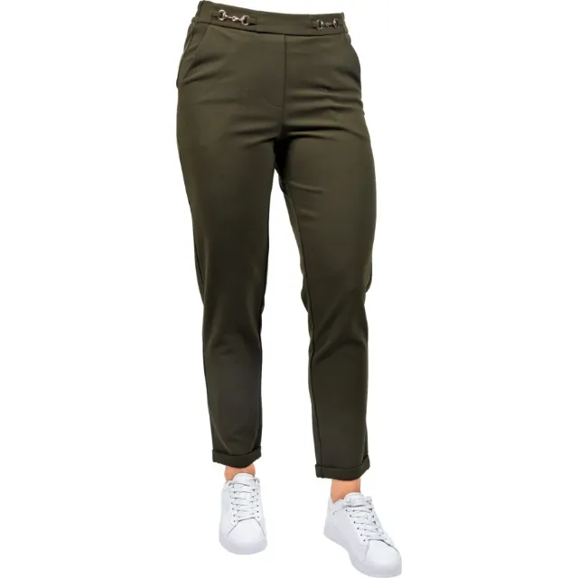 Produktbild zu Damen Crêpe-Hose Golddetail
