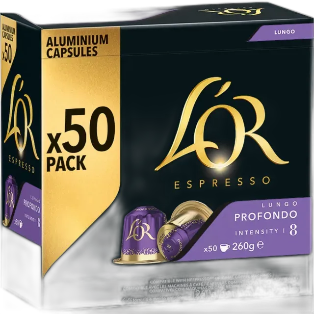 Image du produit L'Or Lungo Profondo 50 capsules