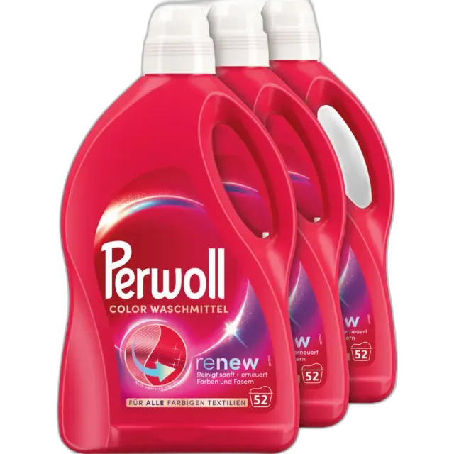 Immagine del prodotto Perwoll Detergente liquido colore 3 x 52 lavaggi